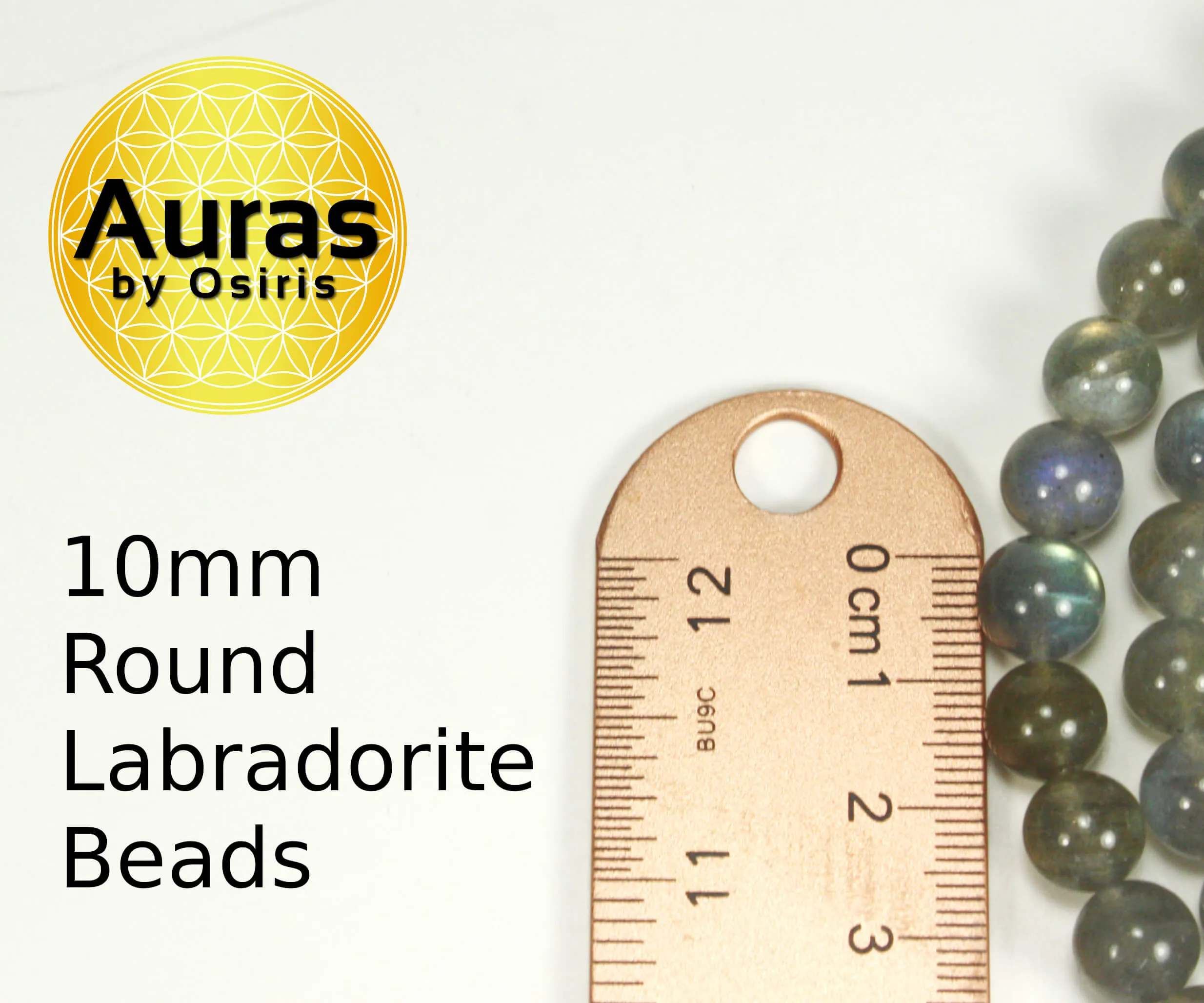Labradorite Necklace (10mm Medium Beads)